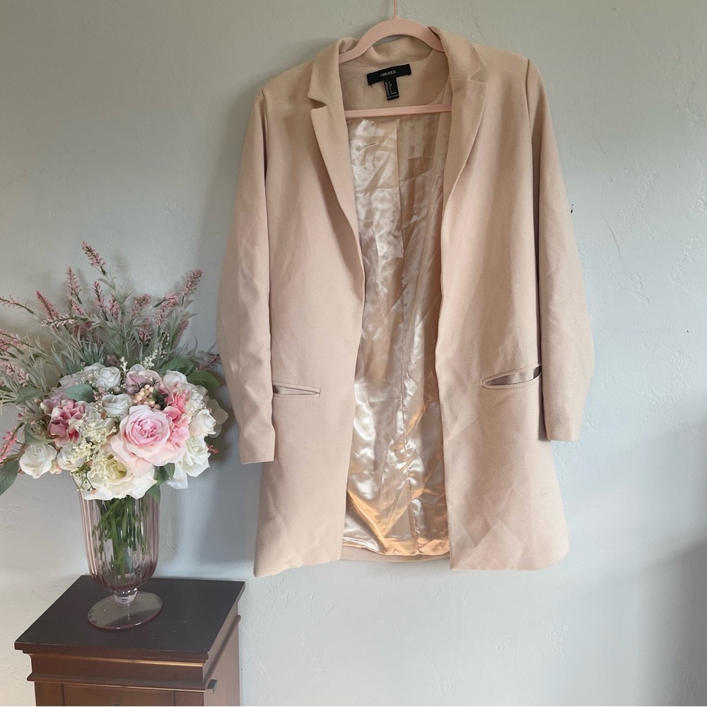 Blush pink Forever 21 blazer